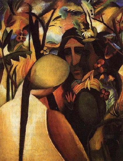 August Macke Indianer oil painting picture